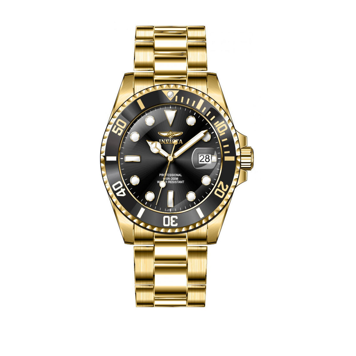 RELOJ  PARA MUJER INVICTA PRO DIVER 33277 - DORADO