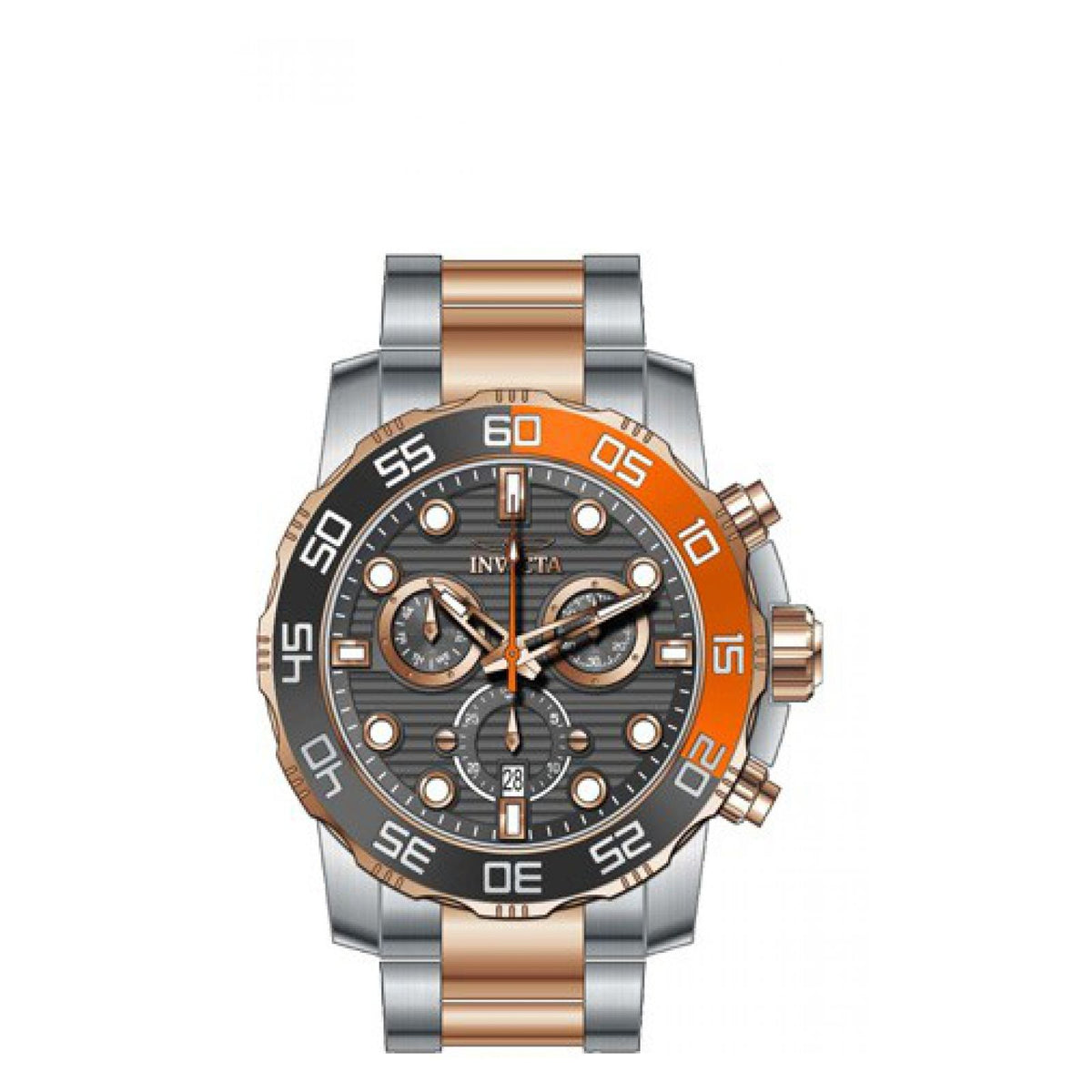 RELOJ  PARA HOMBRE INVICTA PRO DIVER 33300 - ORO ROSA