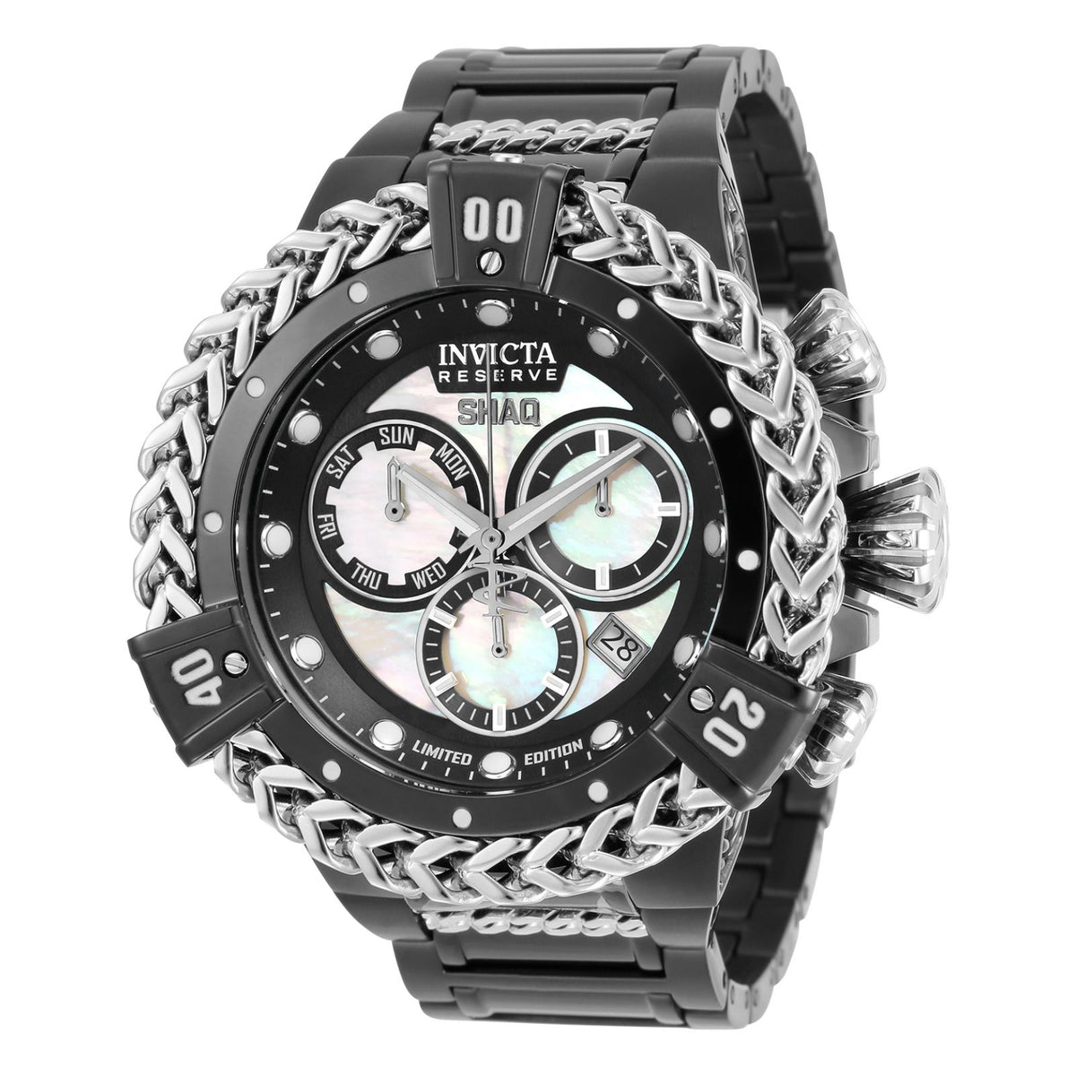 RELOJ  PARA HOMBRE INVICTA SHAQ 33412 - NEGRO, ACERO