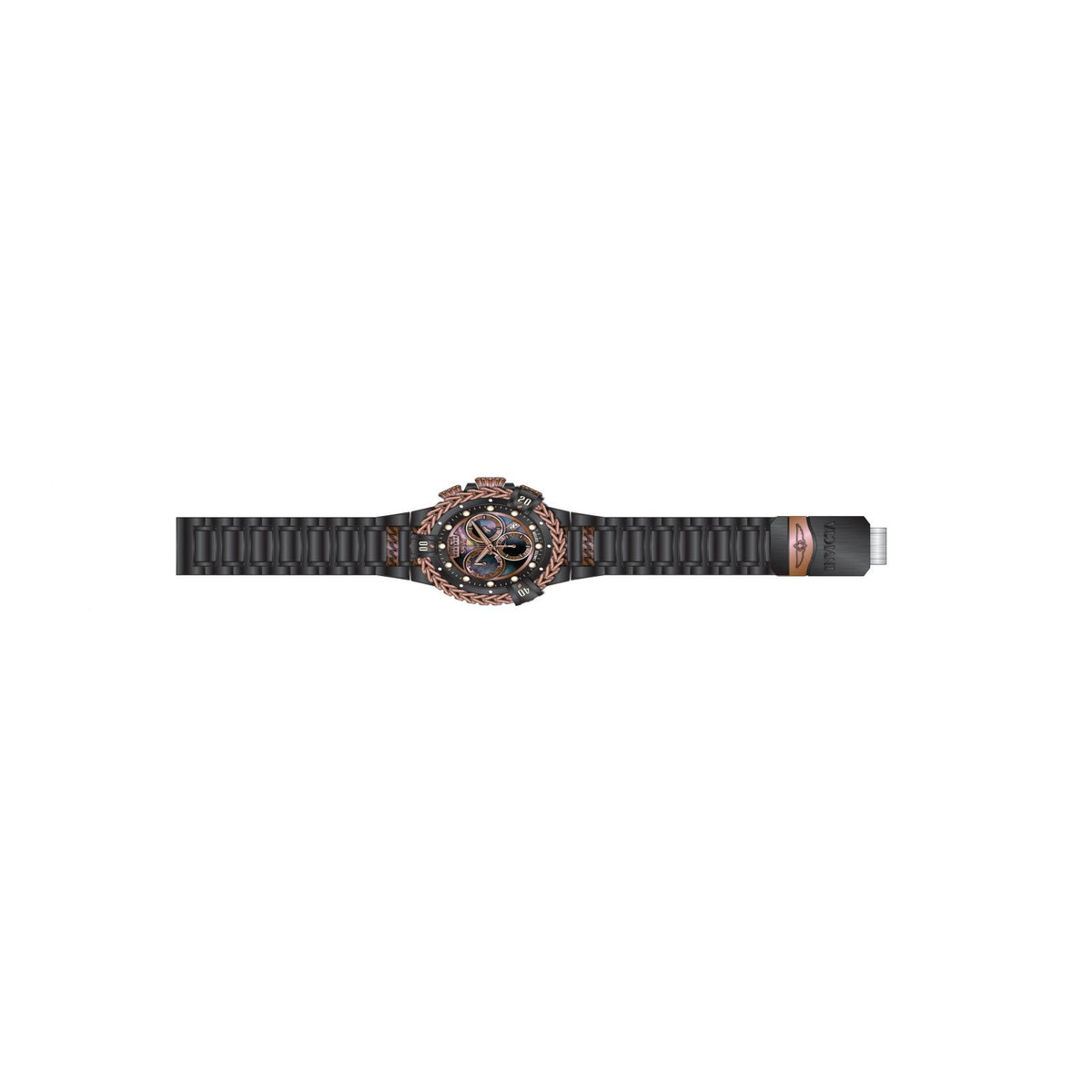RELOJ  PARA HOMBRE INVICTA SHAQ 33414 - NEGRO, ORO ROSA