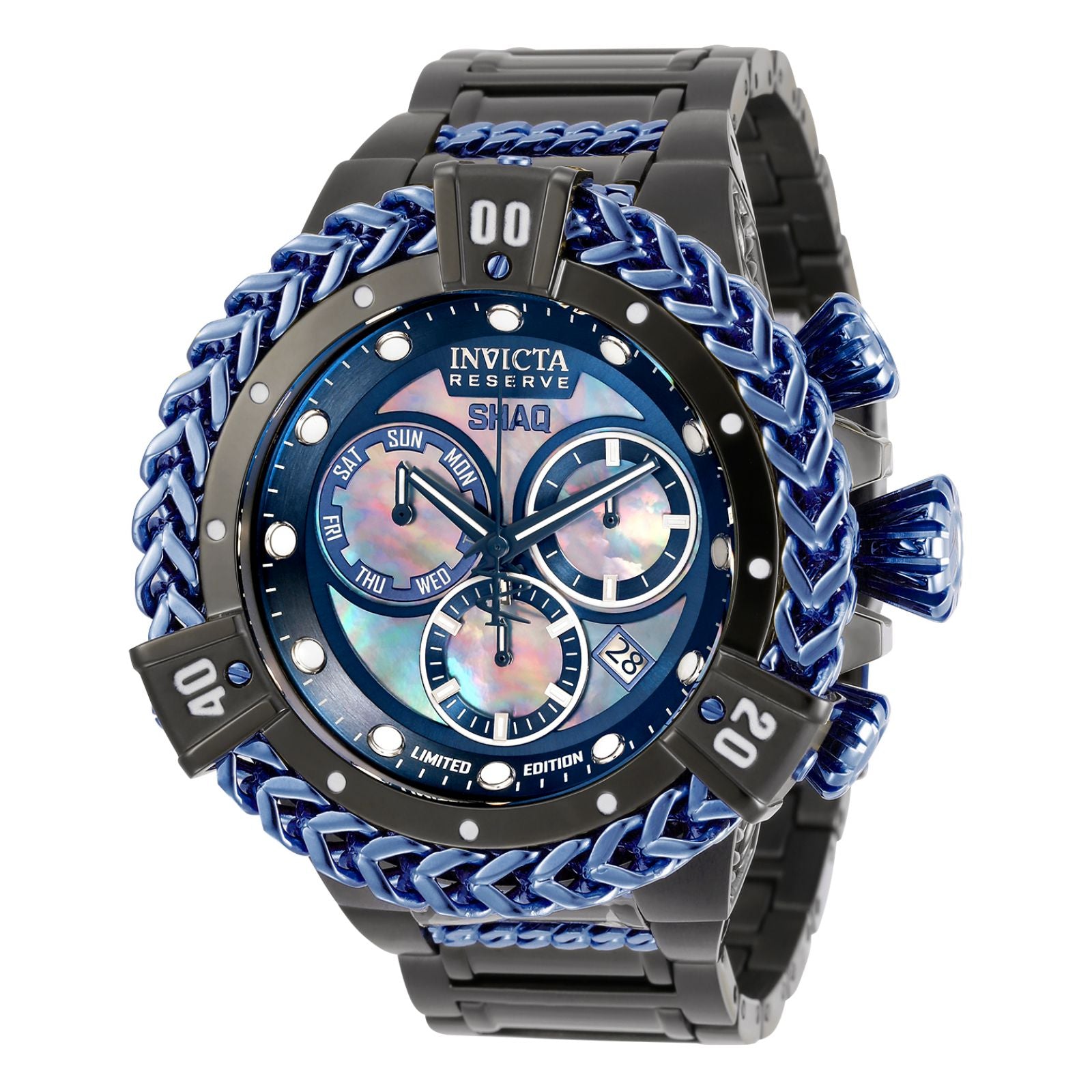 RELOJ PARA HOMBRE INVICTA SHAQ 33415 - NEGRO, AZUL OSCURO
