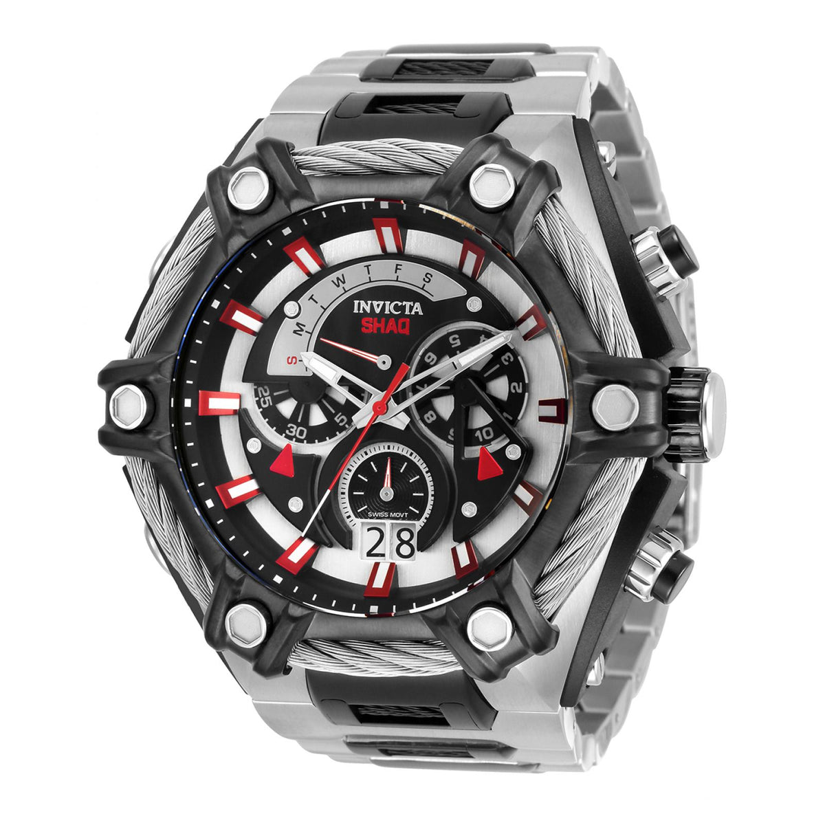 RELOJ  PARA HOMBRE INVICTA SHAQ 33680 - PLATEADO