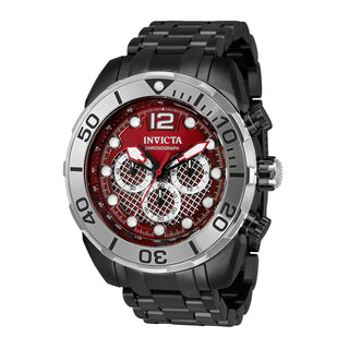 RELOJ  PARA HOMBRE INVICTA PRO DIVER 33833 - ROJO, PLATA
