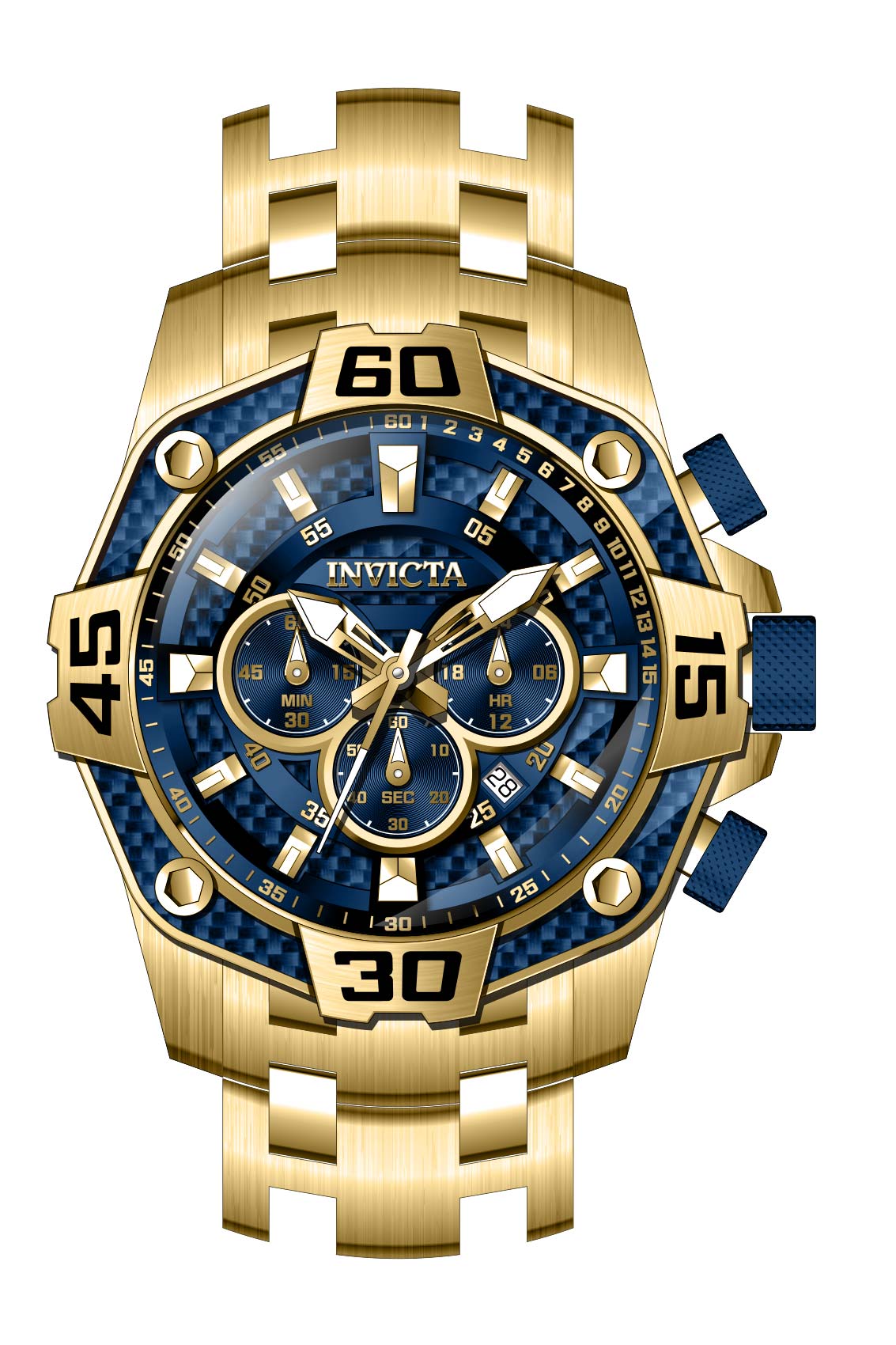 RELOJ  PARA HOMBRE INVICTA PRO DIVER 33846 - ORO