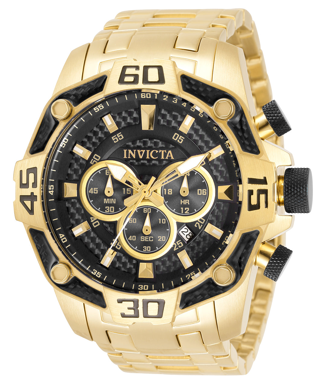 RELOJ  PARA HOMBRE INVICTA PRO DIVER 33847 - ORO