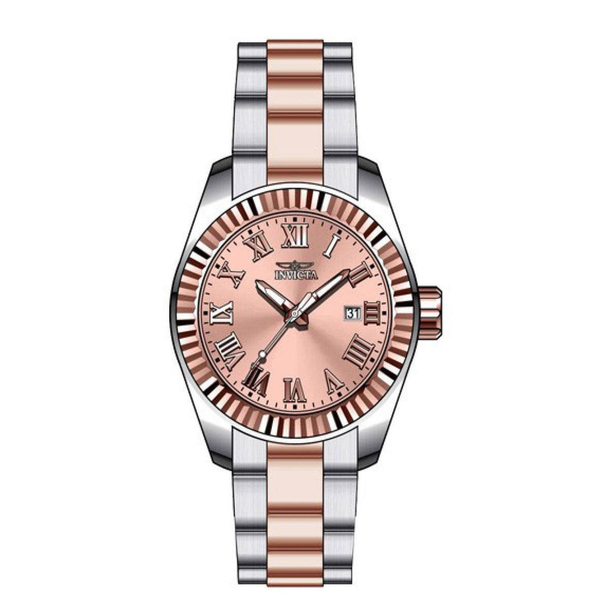 RELOJ  PARA MUJER INVICTA ANGEL 33931 - ORO ROSA