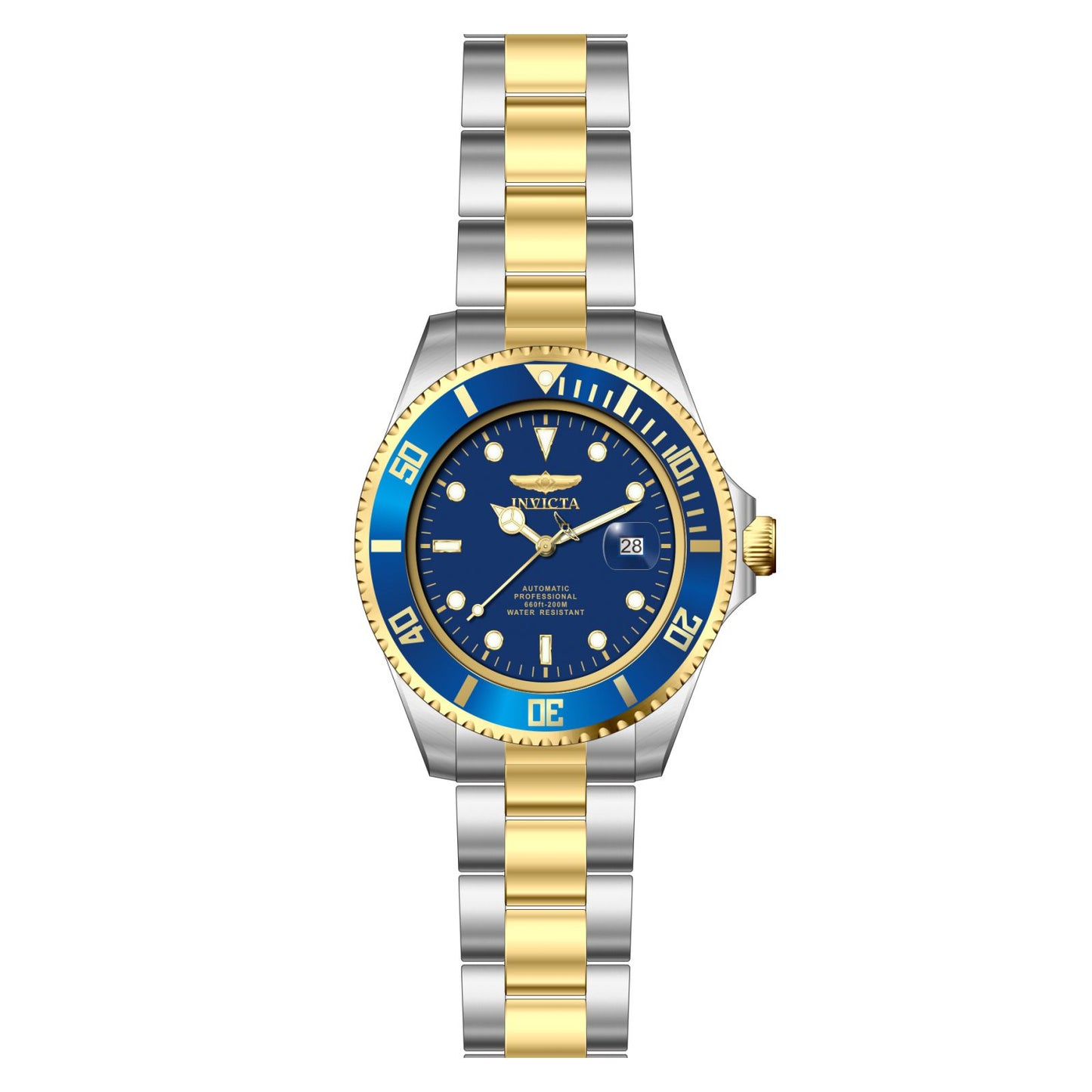 RELOJ  PARA HOMBRE INVICTA PRO DIVER 34042 - ACERO, ORO