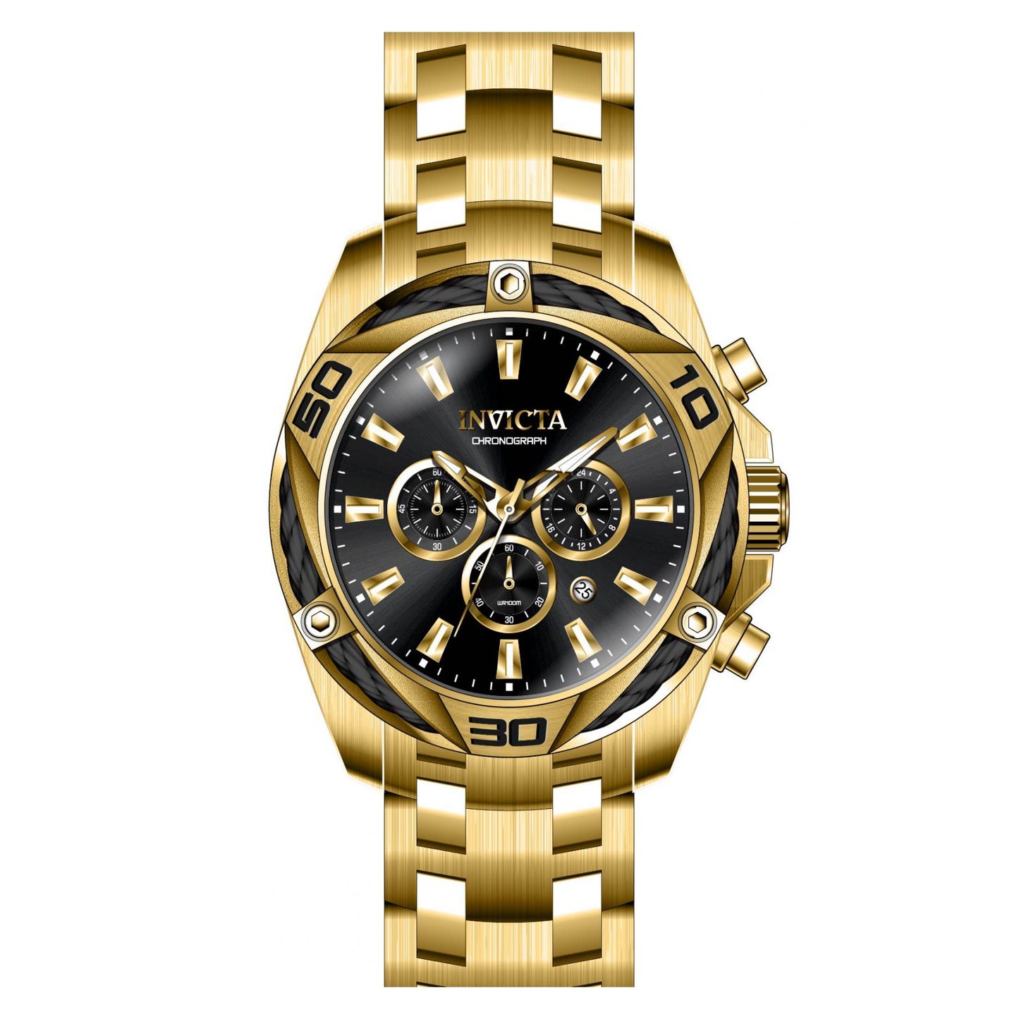 RELOJ  PARA HOMBRE INVICTA BOLT 34119 - DORADO