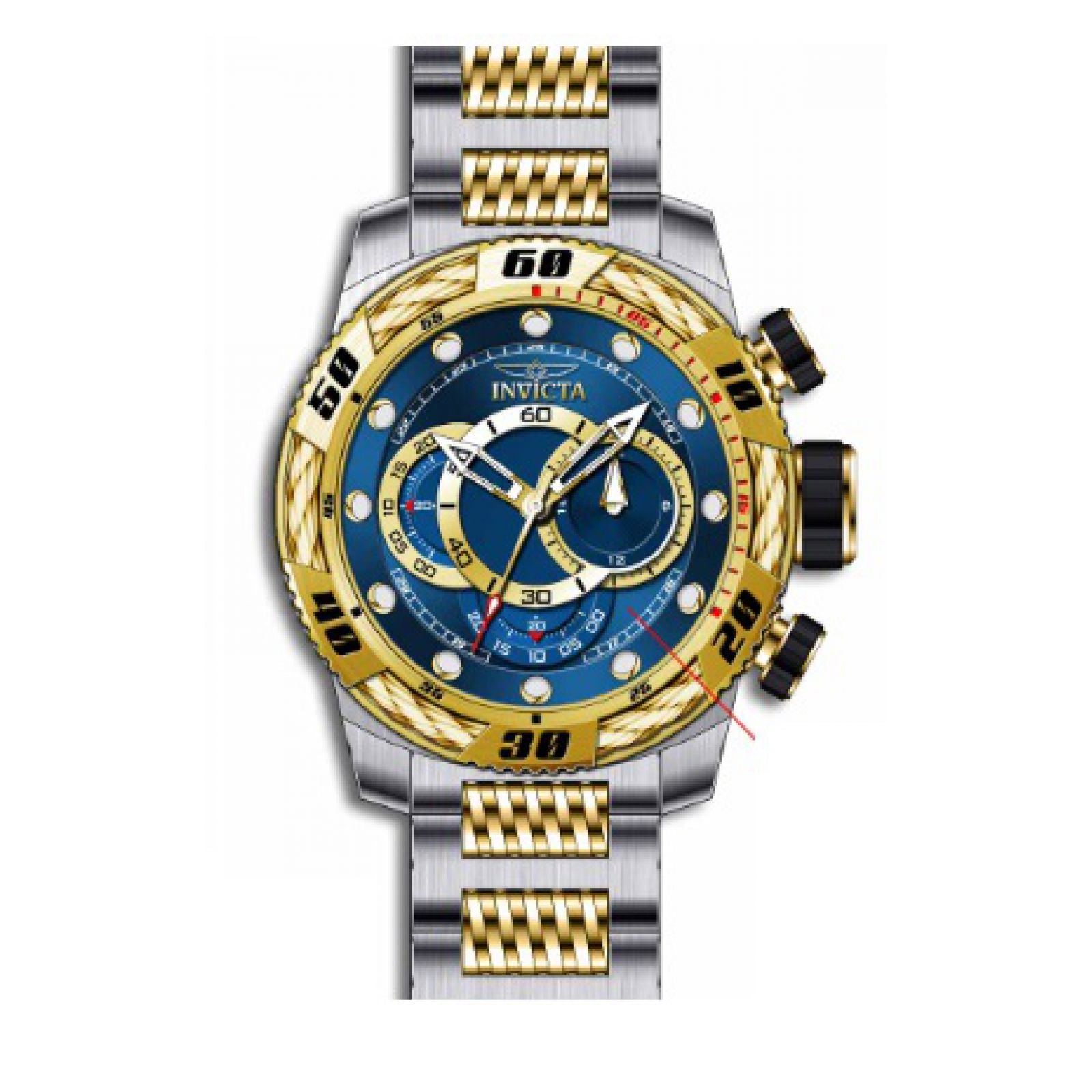 Compra RELOJ PARA HOMBRE INVICTA SPEEDWAY 34160 - ACERO, ORO