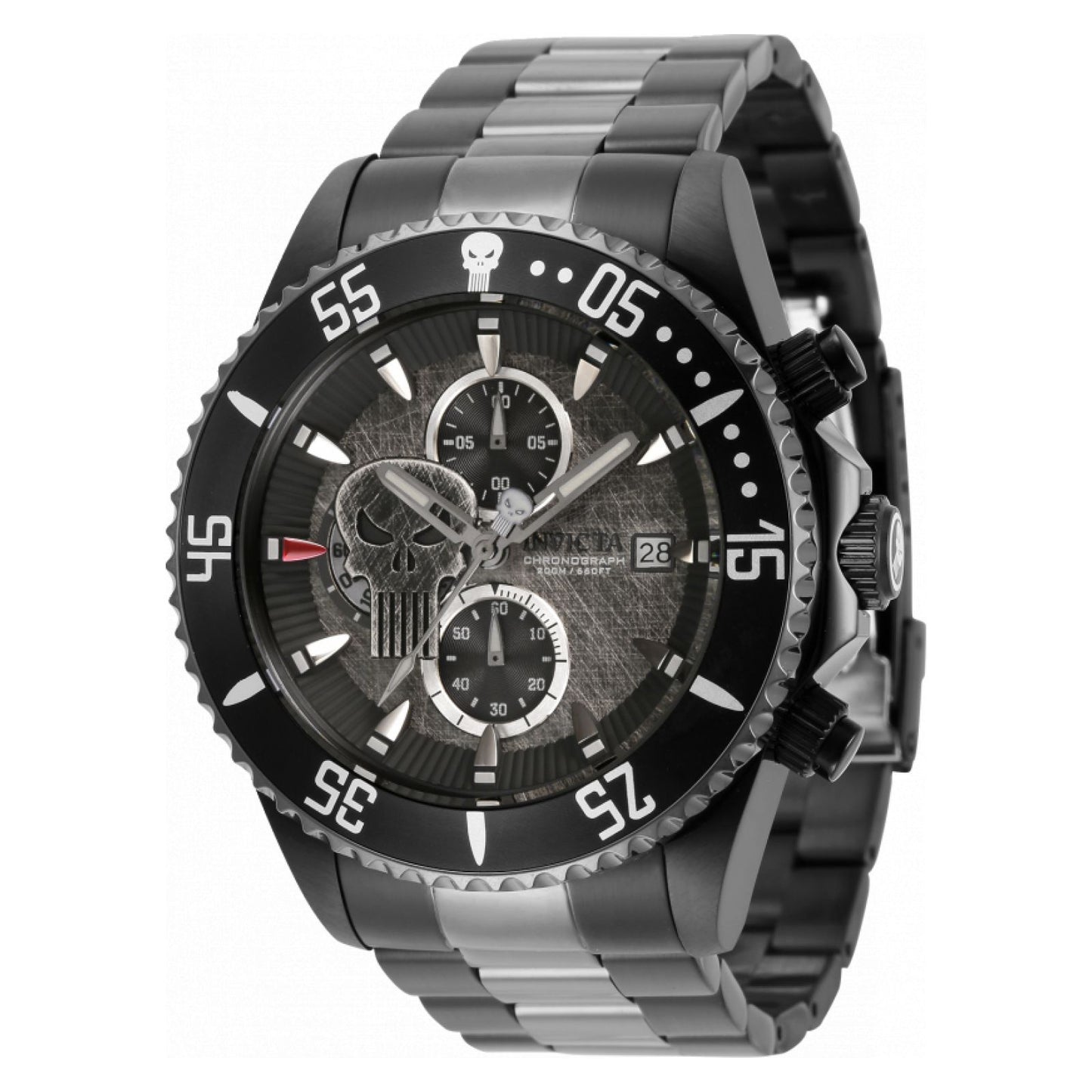 RELOJ PUNISHER PARA HOMBRE INVICTA MARVEL 34623 - BRONCE, NEGRO