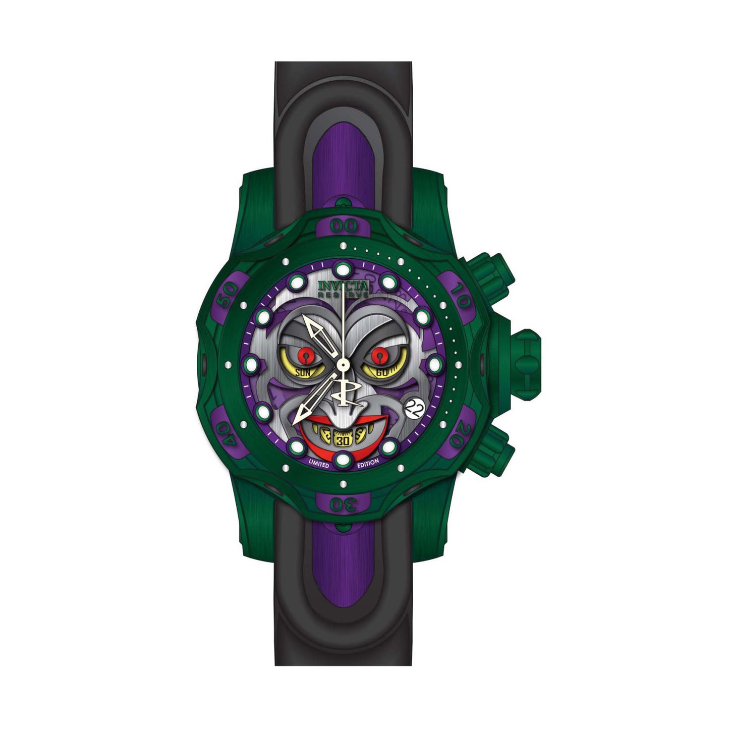 RELOJ BUFÓN PARA MUJER INVICTA DC COMICS 35063 - NEGRO