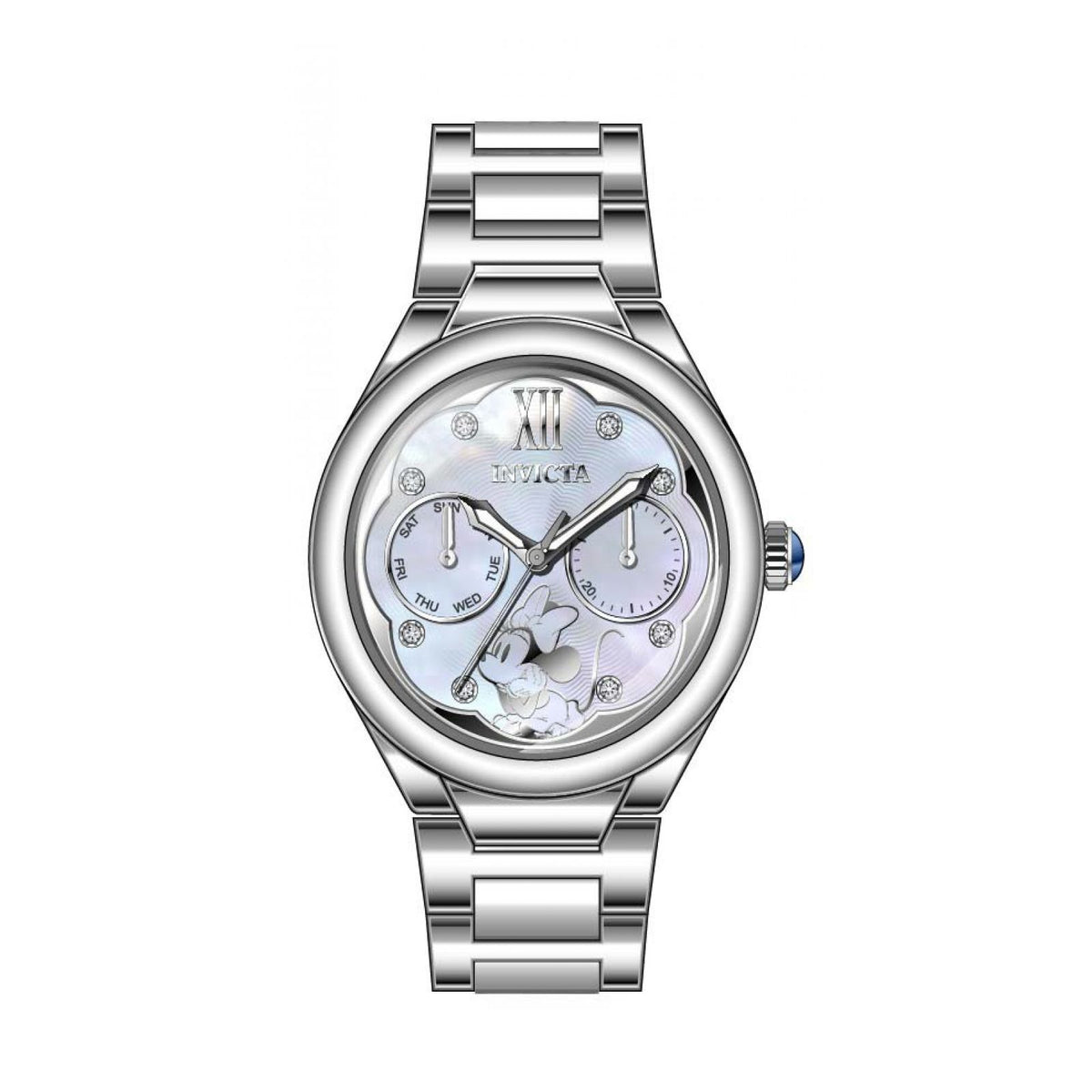 RELOJ MINNIE RATÓN PARA MUJER INVICTA DISNEY LIMITED EDITION 35080 - ACERO