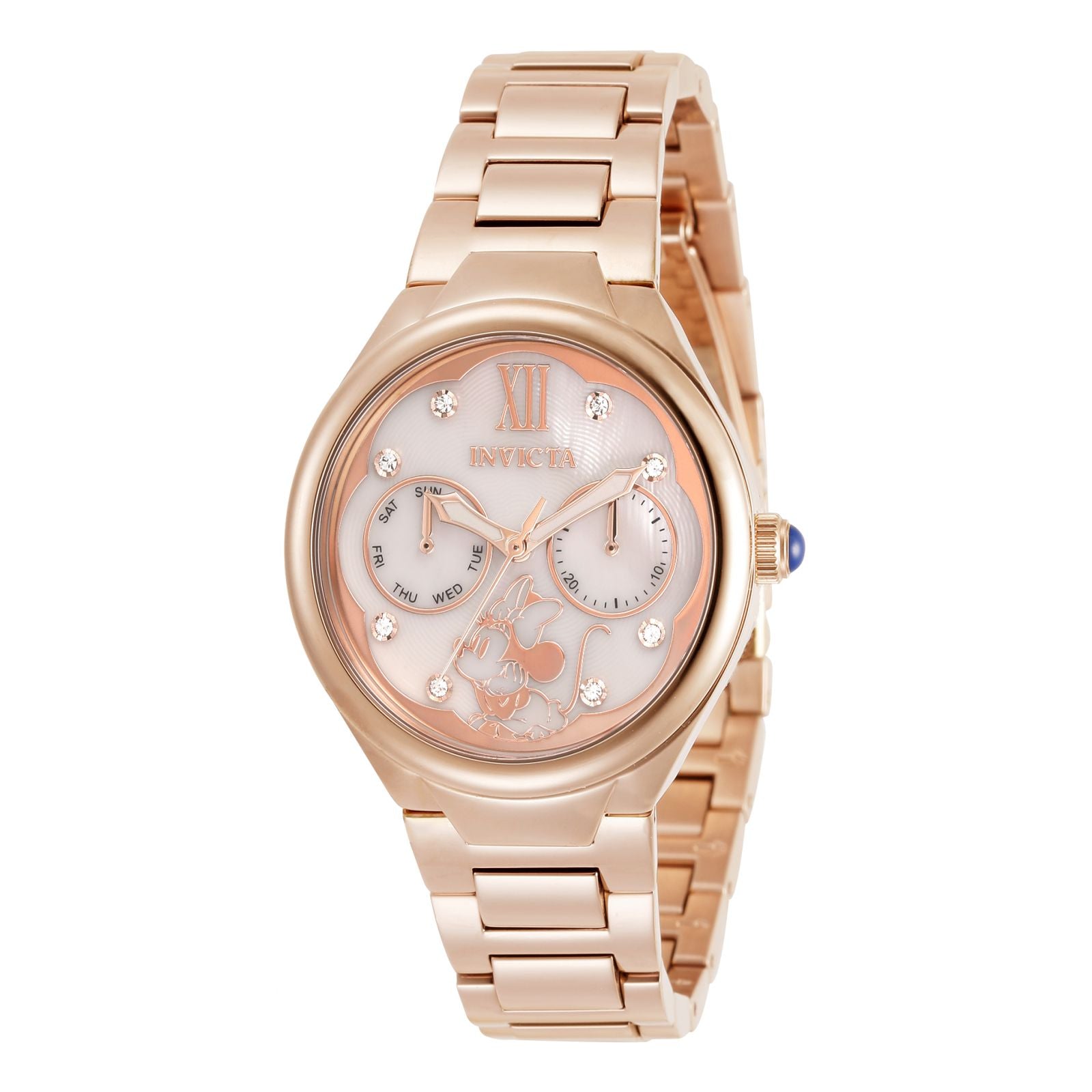RELOJ MINNIE RATÓN PARA MUJER INVICTA DISNEY LIMITED EDITION 35081 - ORO ROSA