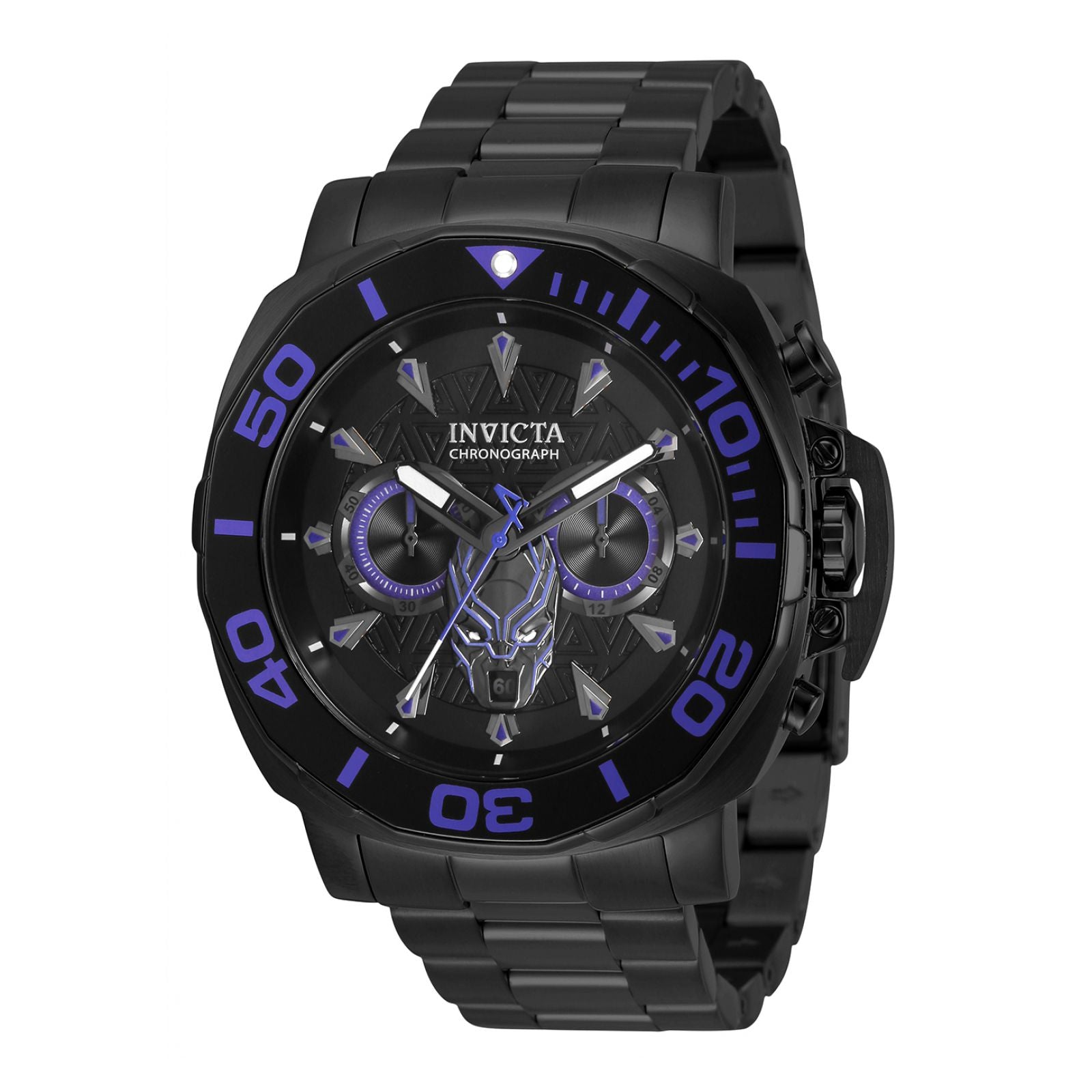 RELOJ PANTERA NEGRA PARA HOMBRE INVICTA MARVEL 35097 NEGRO