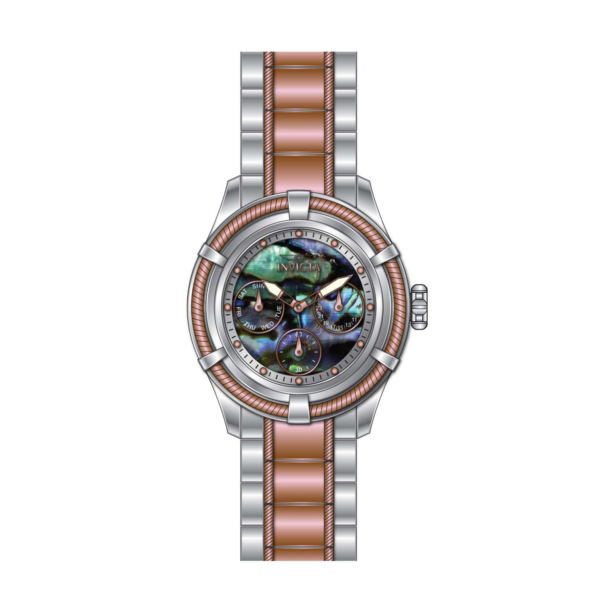 RELOJ  PARA MUJER INVICTA BOLT 35326 - ACERO, ORO ROSA