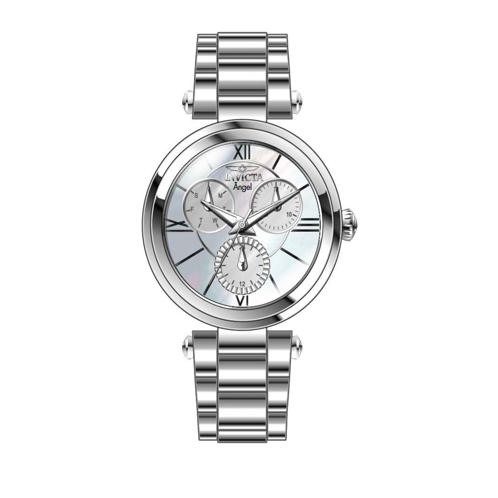RELOJ  PARA MUJER INVICTA ANGEL 35328 - PLATEADO
