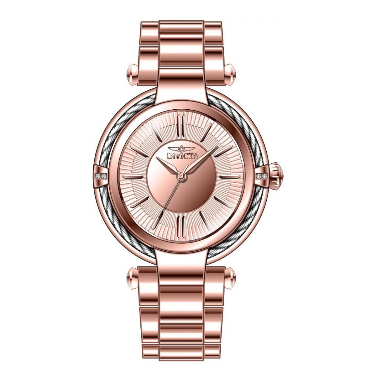 RELOJ  PARA MUJER INVICTA BOLT 35355 - ORO ROSA