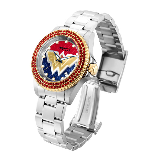 RELOJ MUJER MARAVILLA PARA MUJER INVICTA DC COMICS 35641 - PLATEADO