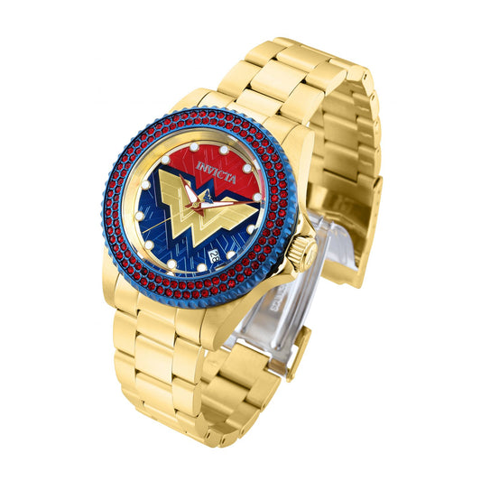 RELOJ MUJER MARAVILLA PARA MUJER INVICTA DC COMICS 35642 - DORADO