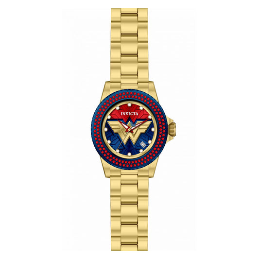 RELOJ MUJER MARAVILLA PARA MUJER INVICTA DC COMICS 35642 - DORADO
