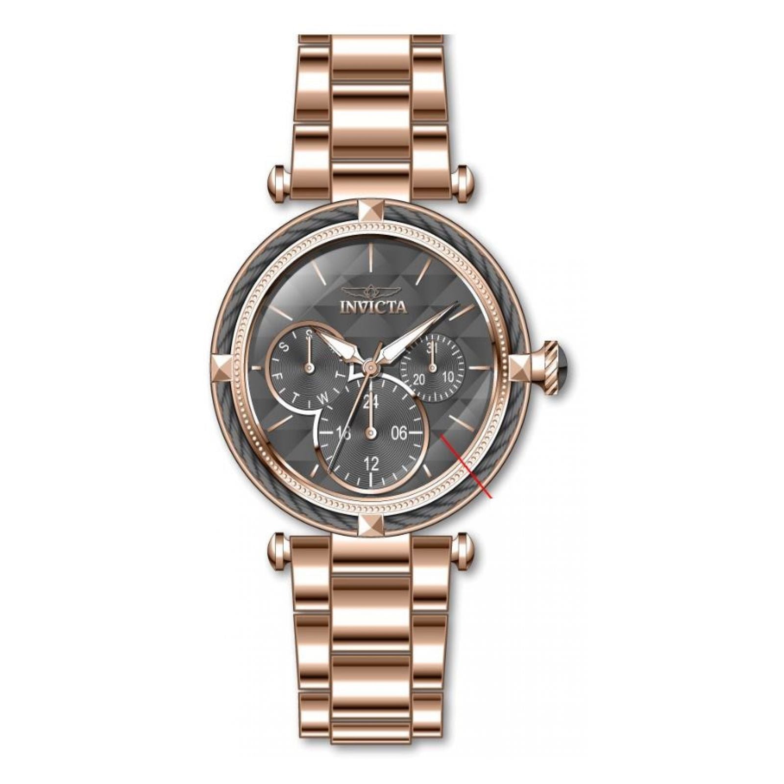 RELOJ  PARA MUJER INVICTA BOLT 35830 - ORO ROSA