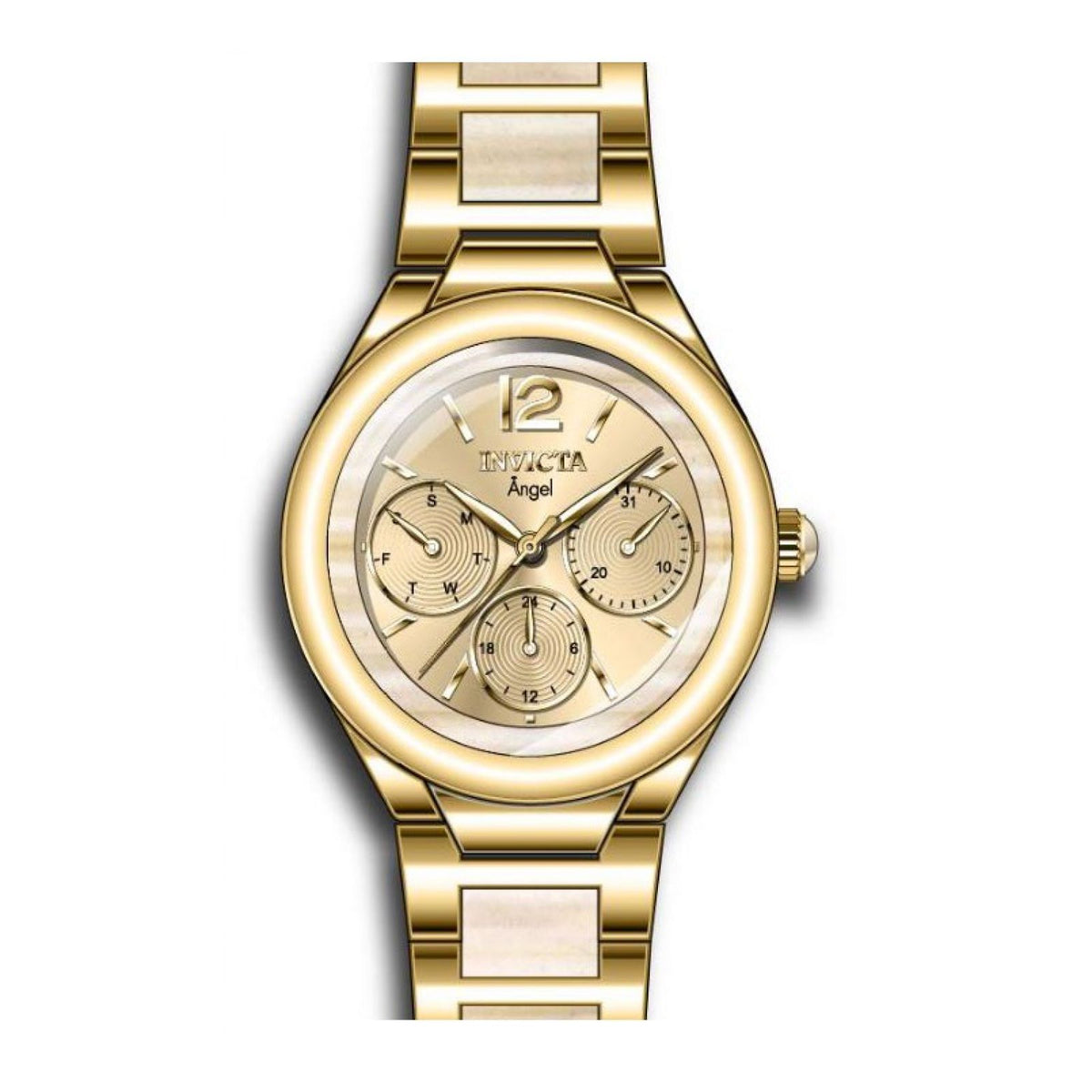 RELOJ DEPORTIVO PARA MUJER INVICTA ANGEL 35835 - ORO ROSADO