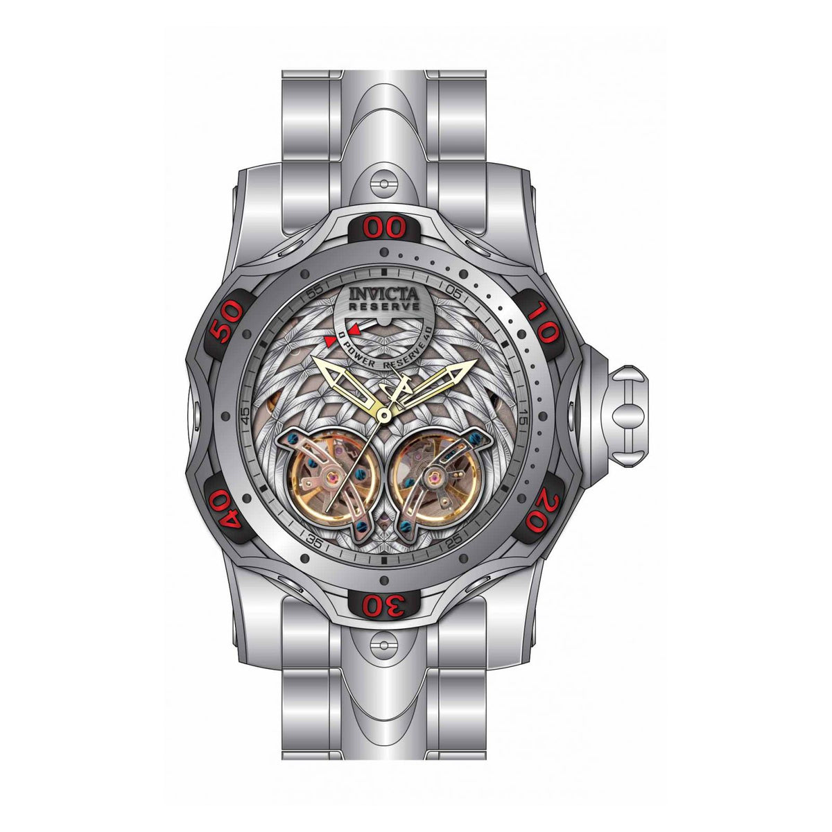 RELOJ  PARA HOMBRE INVICTA RESERVE 35984 - PLATEADO