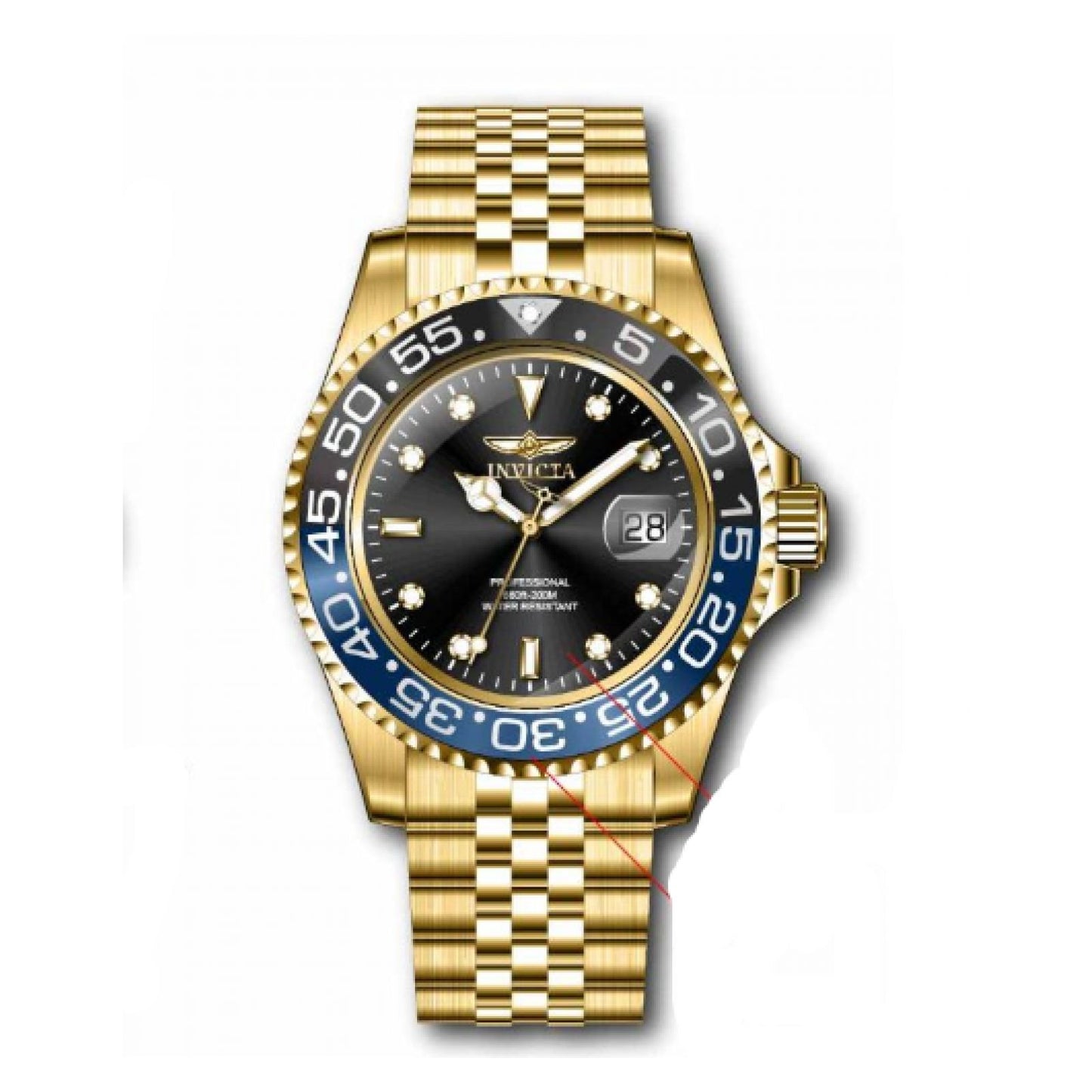 RELOJ  PARA HOMBRE INVICTA PRO DIVER 36043 - DORADO