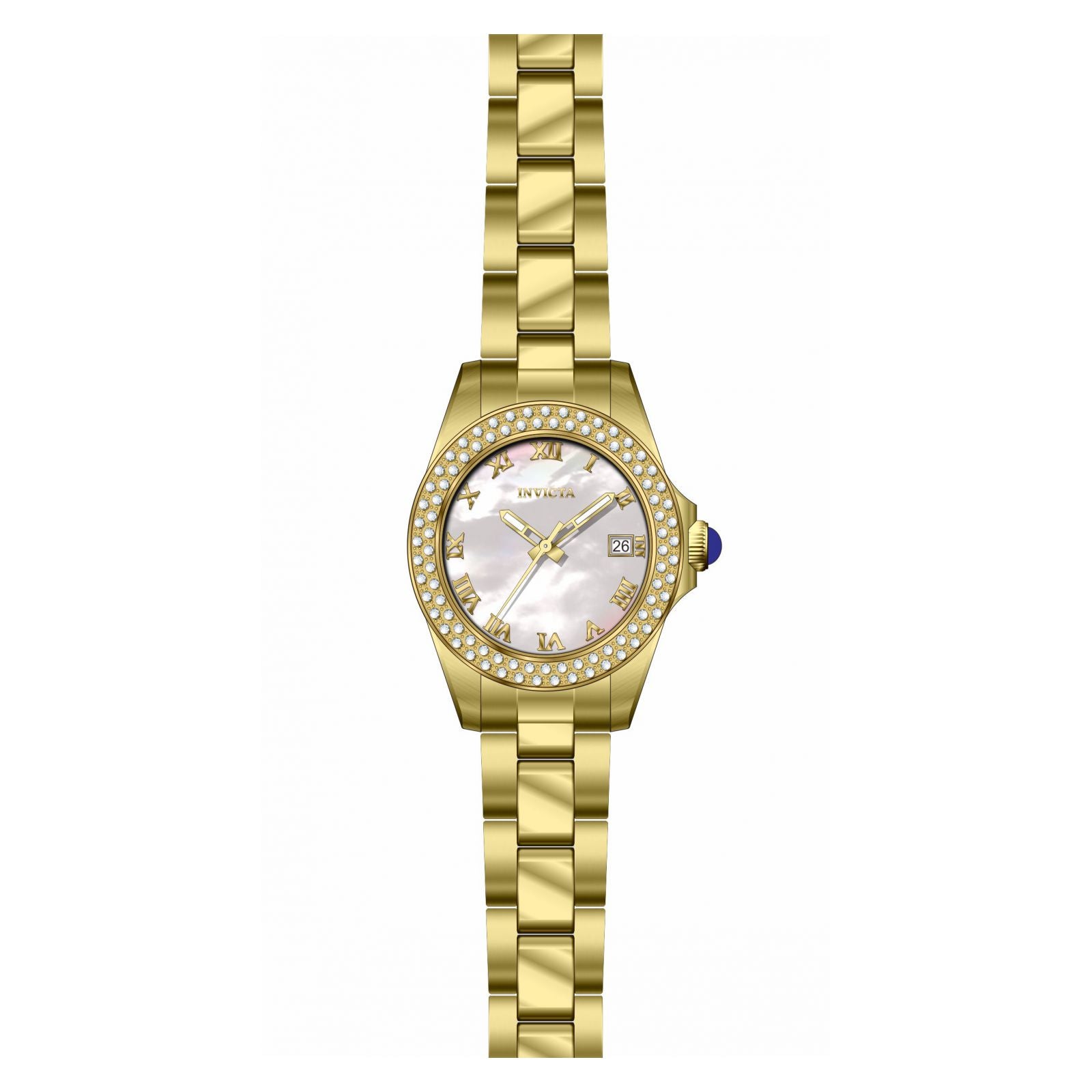RELOJ  PARA MUJER INVICTA ANGEL 36073 - DORADO