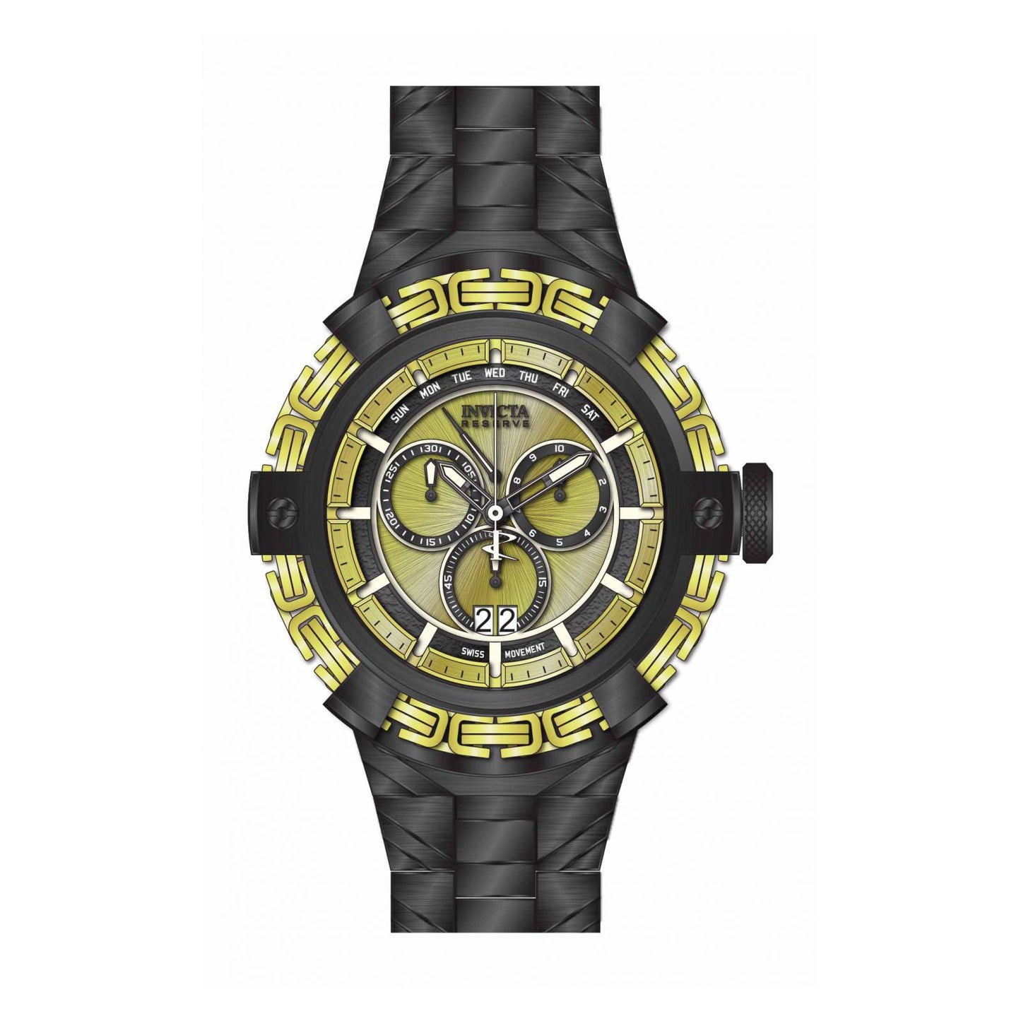 RELOJ  PARA HOMBRE INVICTA RESERVE 36189 - NEGRO