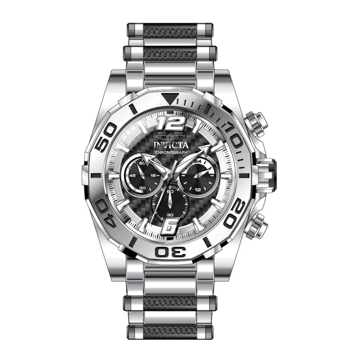 RELOJ  PARA HOMBRE INVICTA SPEEDWAY 36270 - PLATEADO