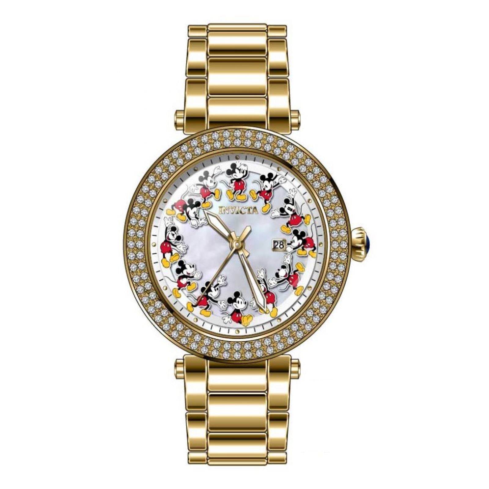 RELOJ MICKEY MOUSE PARA MUJER INVICTA DISNEY LIMITED EDITION 36348 - BLANCO
