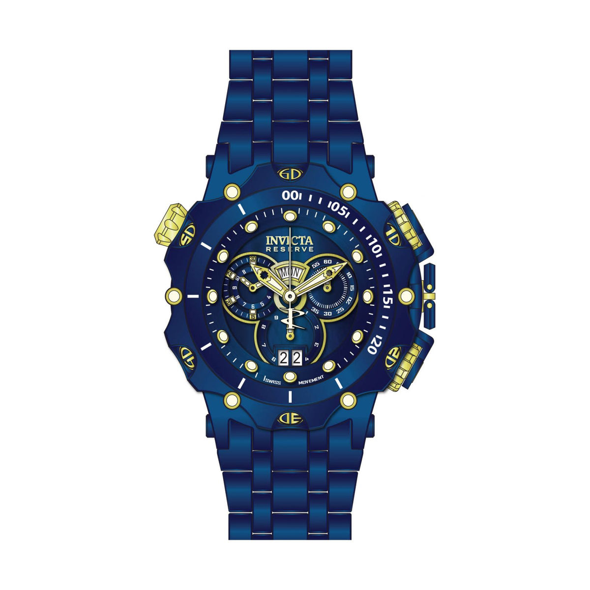 RELOJ  PARA HOMBRE INVICTA RESERVE 36588 - AZUL