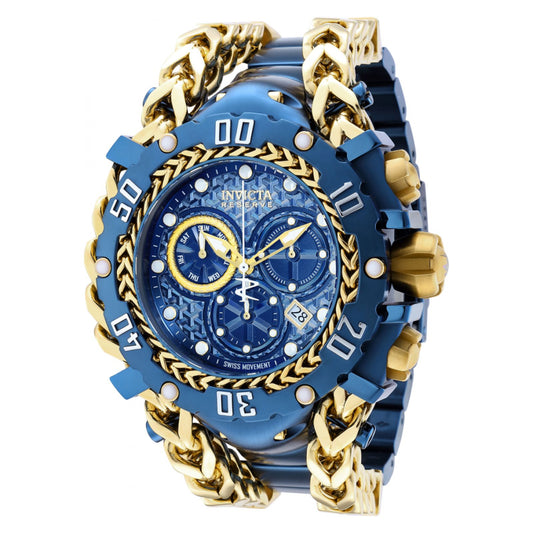 RELOJ  PARA HOMBRE INVICTA GLADIATOR 36623 - AZUL OSCURO, DORADO