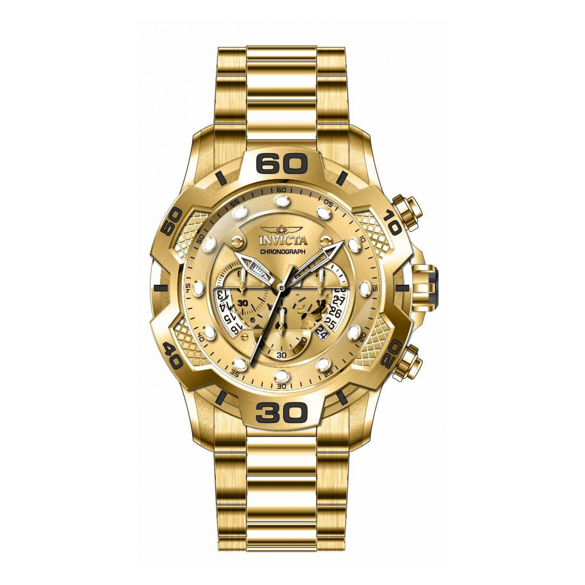 RELOJ  PARA HOMBRE INVICTA SPEEDWAY 36687 - DORADO