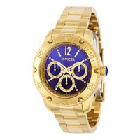 RELOJ  PARA MUJER INVICTA ANGEL 36726 - ORO, AZUL