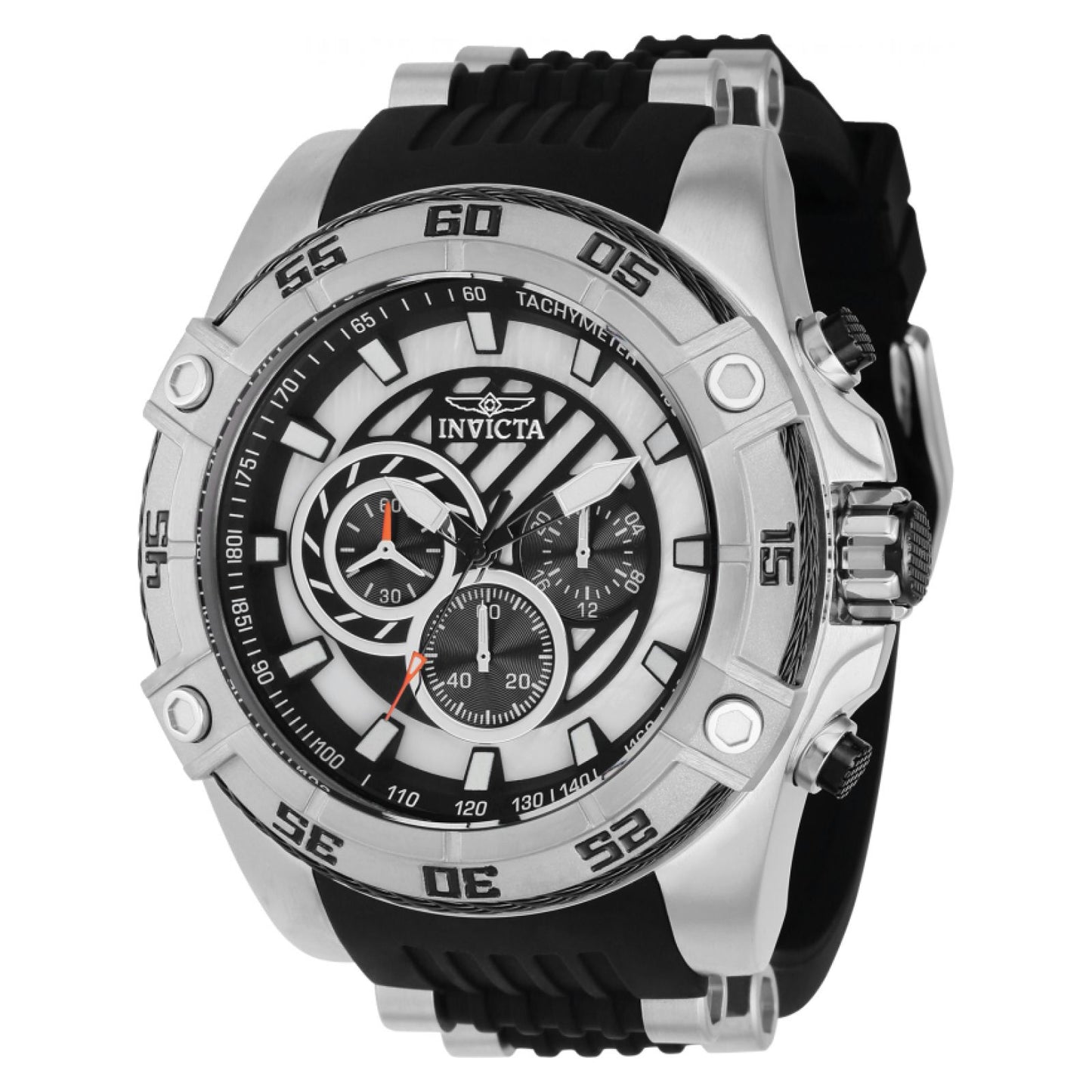 RELOJ DEPORTIVO PARA HOMBRE INVICTA SPEEDWAY 37014 - NEGRO, ACERO