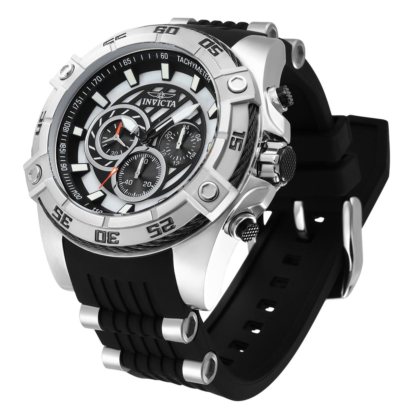 RELOJ DEPORTIVO PARA HOMBRE INVICTA SPEEDWAY 37014 - NEGRO, ACERO