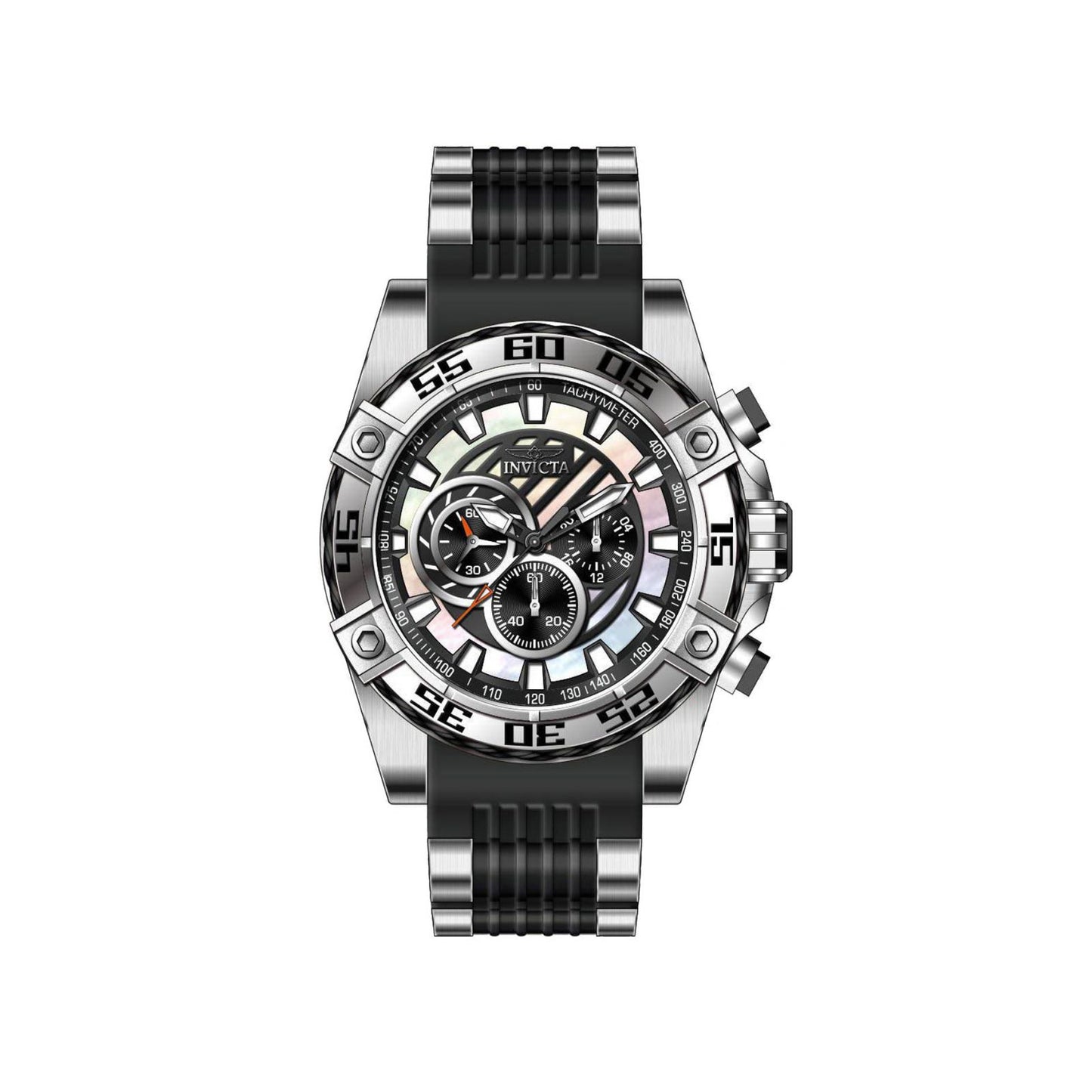 RELOJ DEPORTIVO PARA HOMBRE INVICTA SPEEDWAY 37014 - NEGRO, ACERO