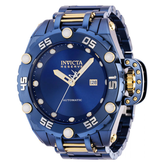 RELOJ  PARA HOMBRE INVICTA FLYING FOX 37046 - AZUL OSCURO, DORADO