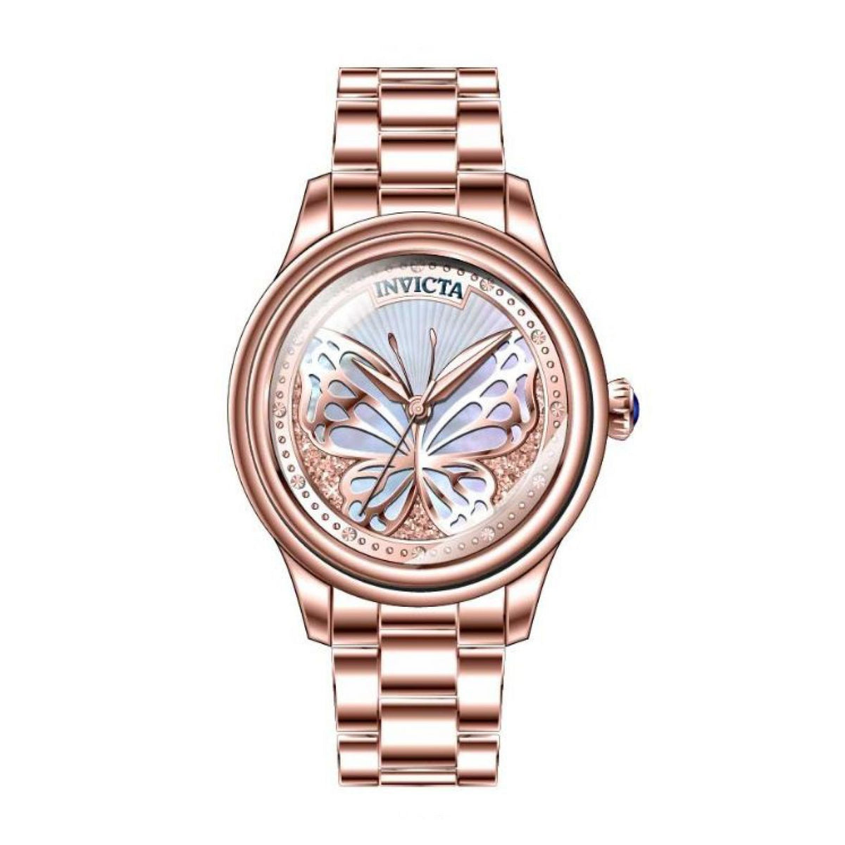 RELOJ  PARA MUJER INVICTA WILDFLOWER 37099 - ORO ROSA