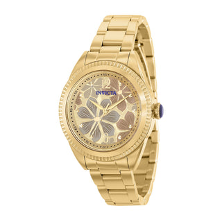 RELOJ  PARA MUJER INVICTA WILDFLOWER 37123 - DORADO