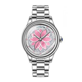 RELOJ  PARA MUJER INVICTA WILDFLOWER 37125 - ROSA, PLATA