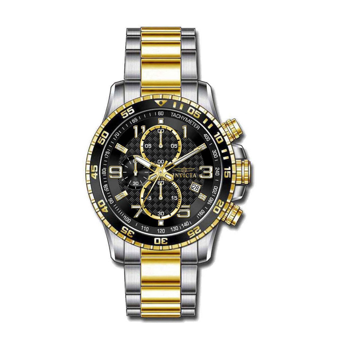 RELOJ CLÁSICO PARA HOMBRE INVICTA SPECIALTY 37147 - ACERO, ORO