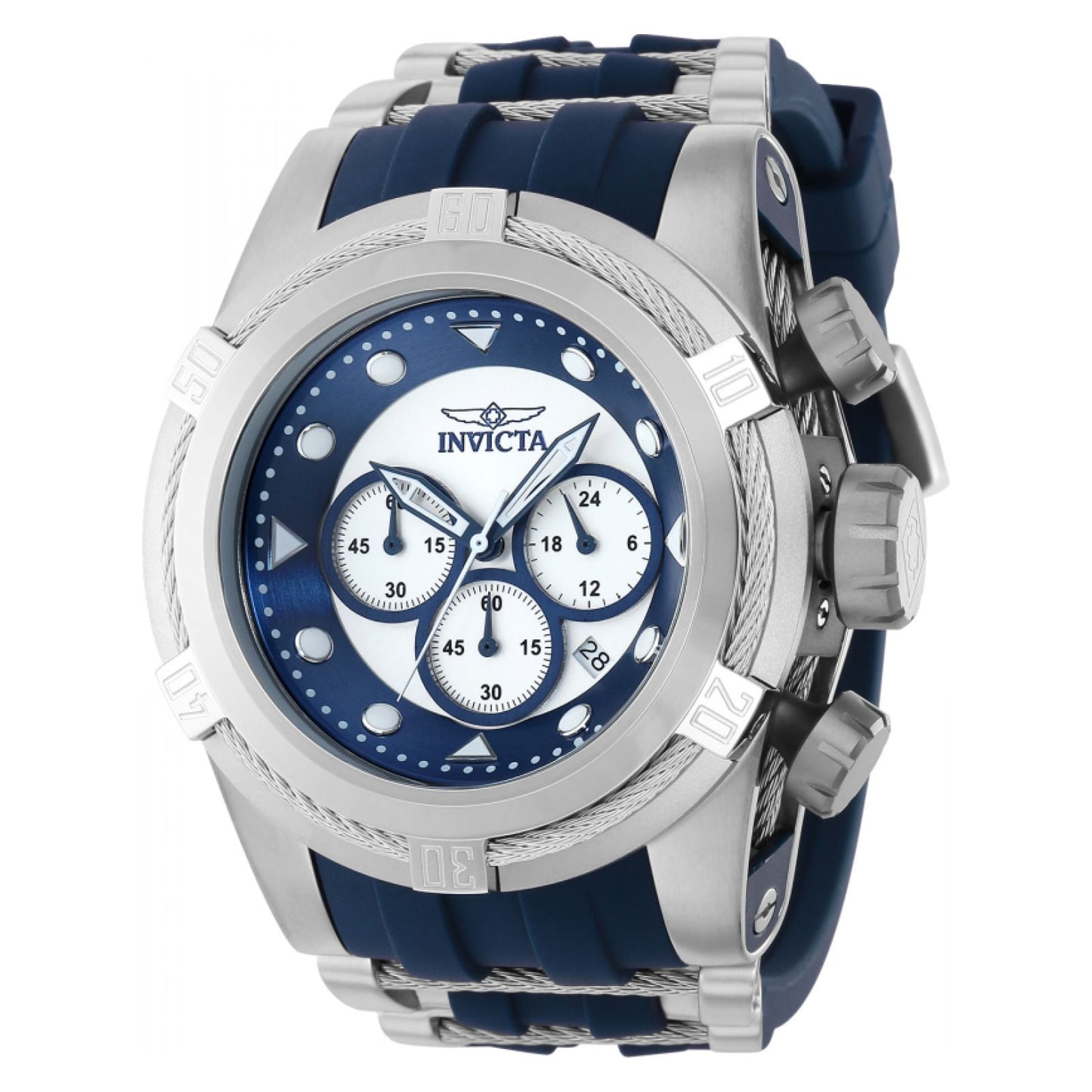 RELOJ DEPORTIVO PARA HOMBRE INVICTA BOLT 37190 - ACERO AZUL