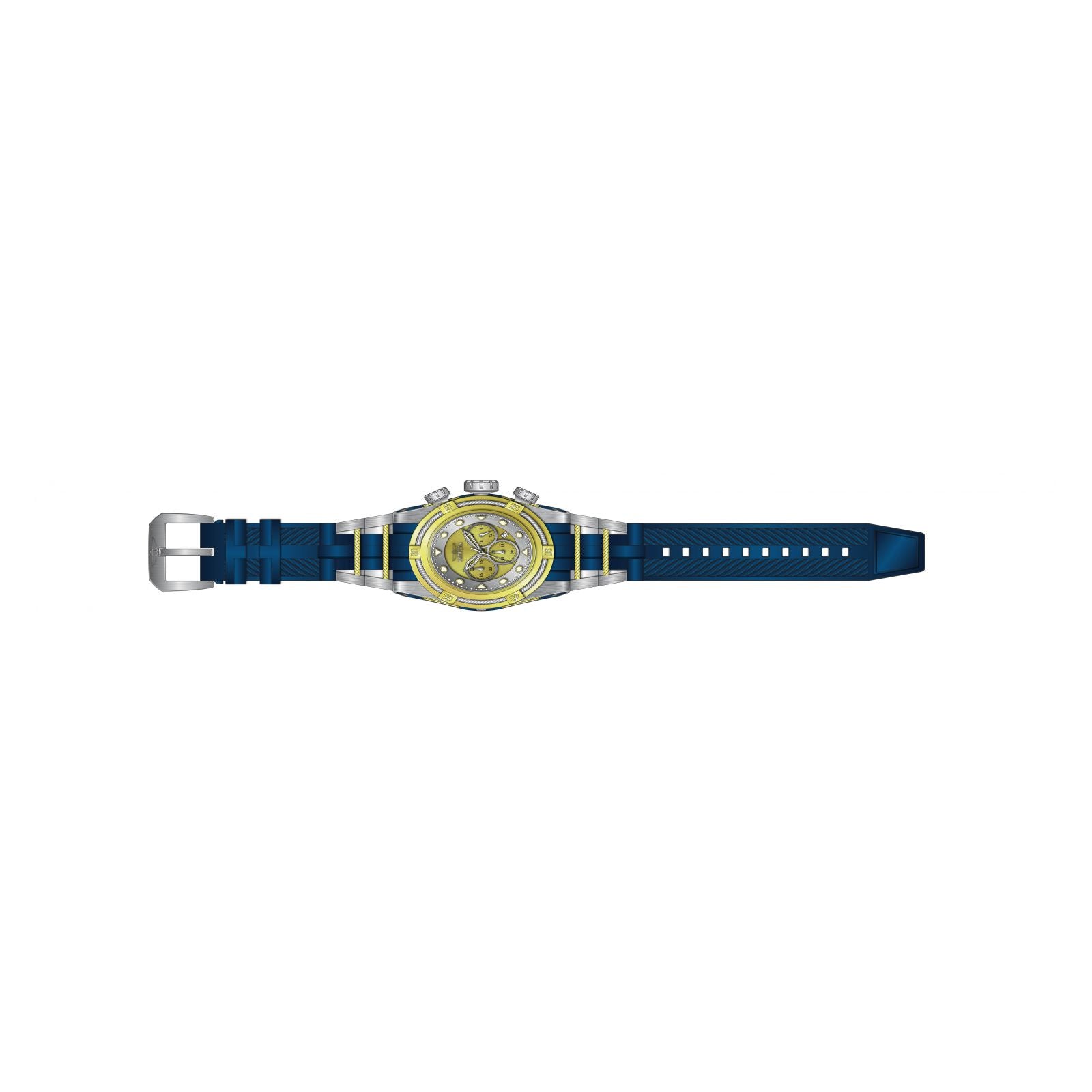 RELOJ DEPORTIVO PARA HOMBRE INVICTA BOLT 37198 - AZUL, ACERO, ORO