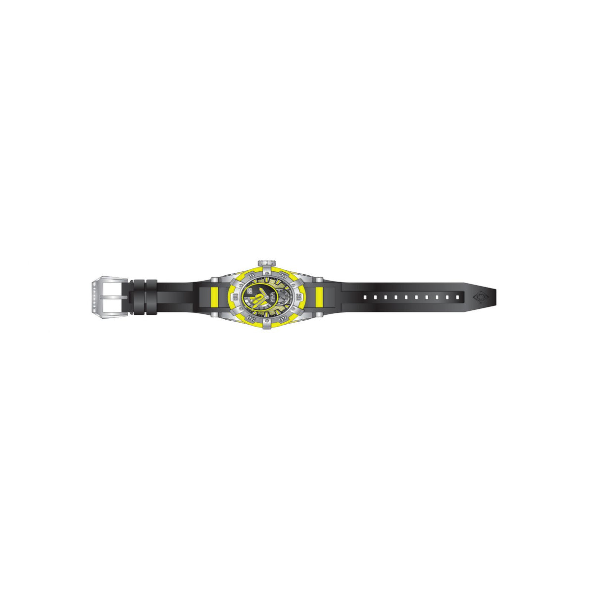 RELOJ DEPORTIVO PARA HOMBRE INVICTA BOLT 37199 - AMARILLO NEGRO