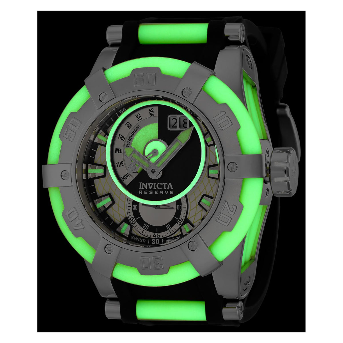 RELOJ DEPORTIVO PARA HOMBRE INVICTA BOLT 37199 - AMARILLO NEGRO
