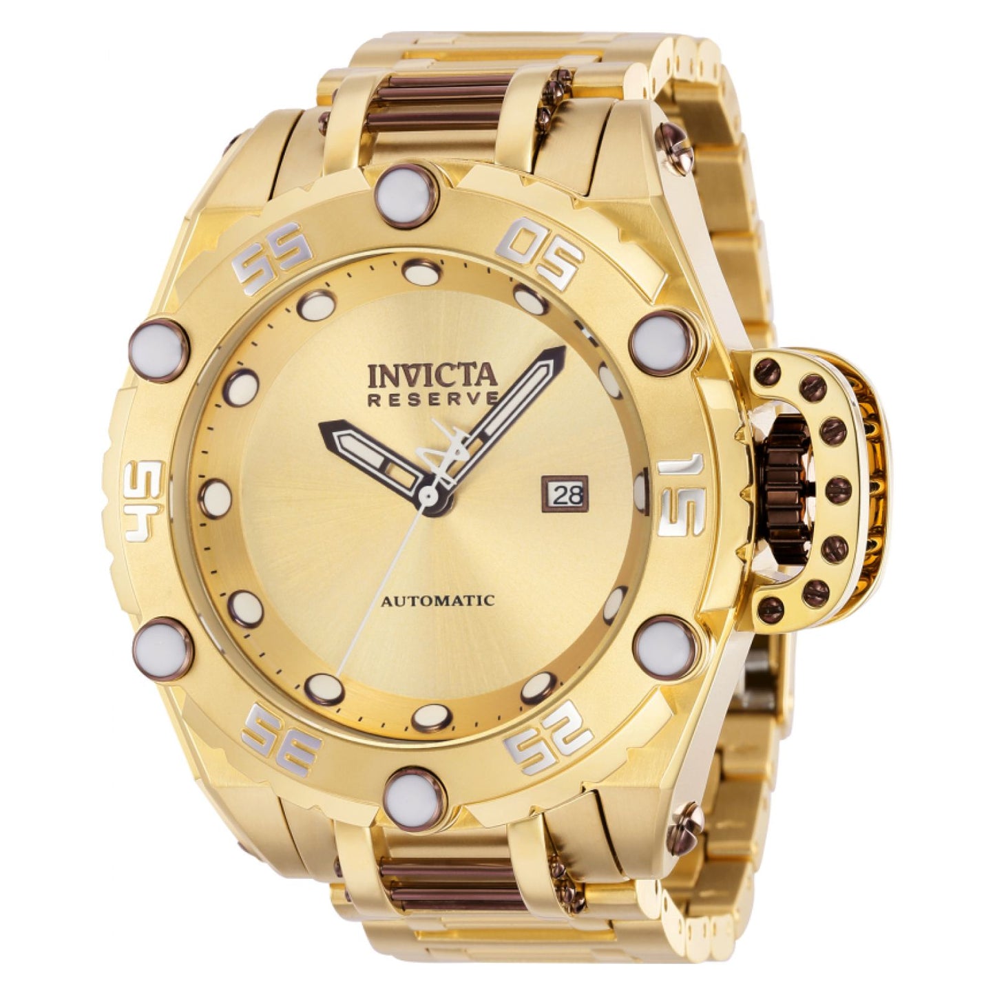 RELOJ  PARA HOMBRE INVICTA FLYING FOX 37205 - MARRÓN, DORADO