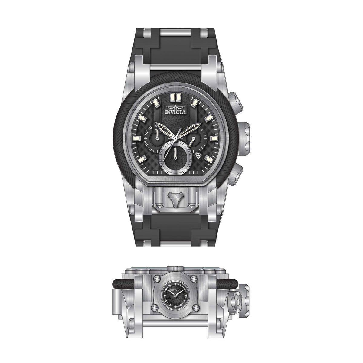 RELOJ DEPORTIVO PARA HOMBRE INVICTA BOLT 37222 - NEGRO